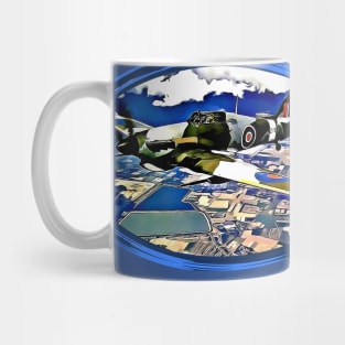 Supermarine Spitfire Fighter Aircraft Mug